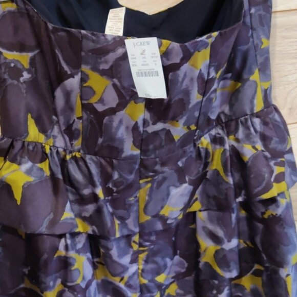 J. CREW Strapless Silk Shell Dress 8 - Picture 5 of 7